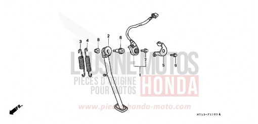 BEQUILLE NX650N de 1992